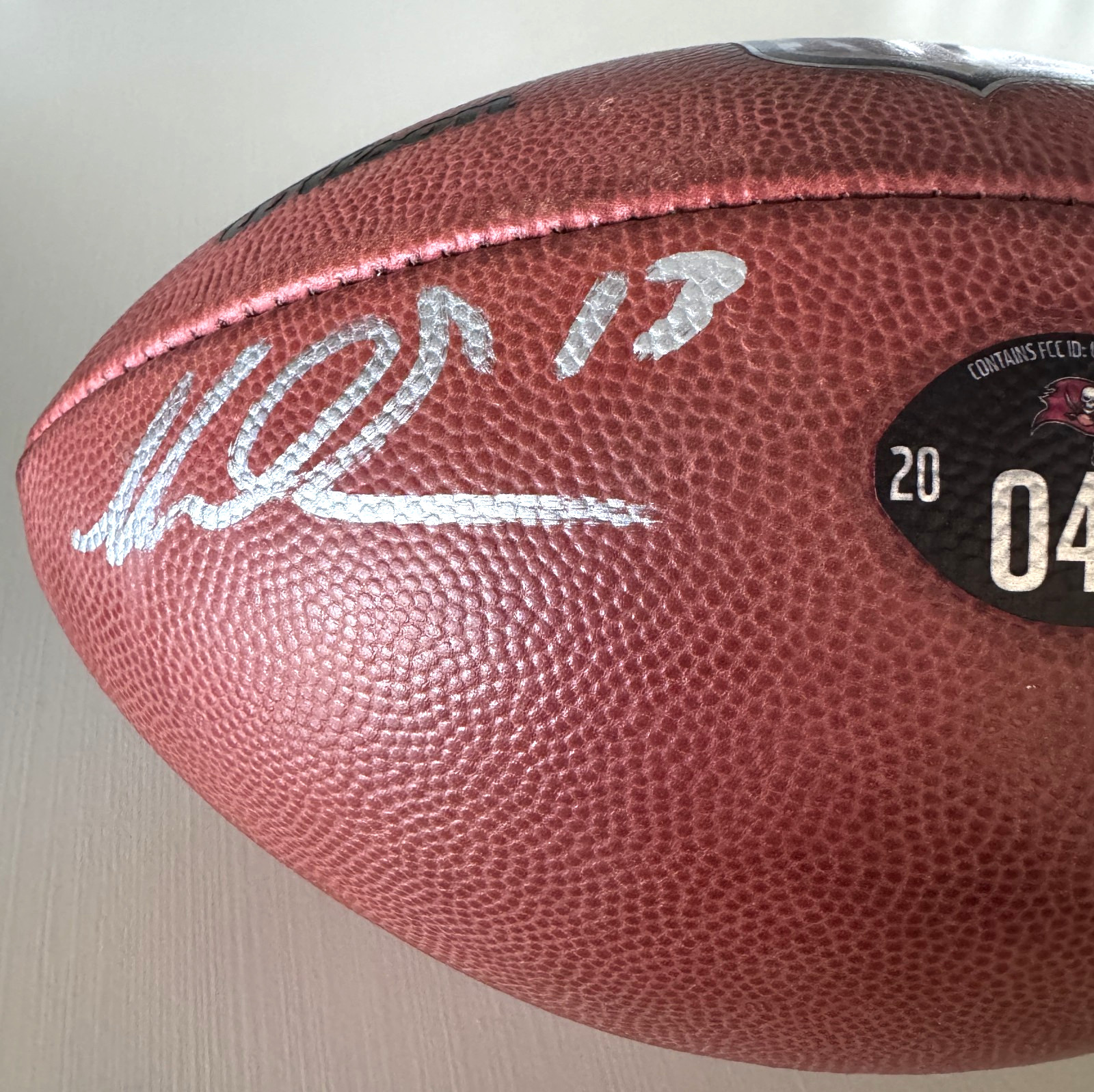 Mike Evans GAME USED💪Signed + Inscribed Ball Tampa Bay Buccaneers 24-25 Season