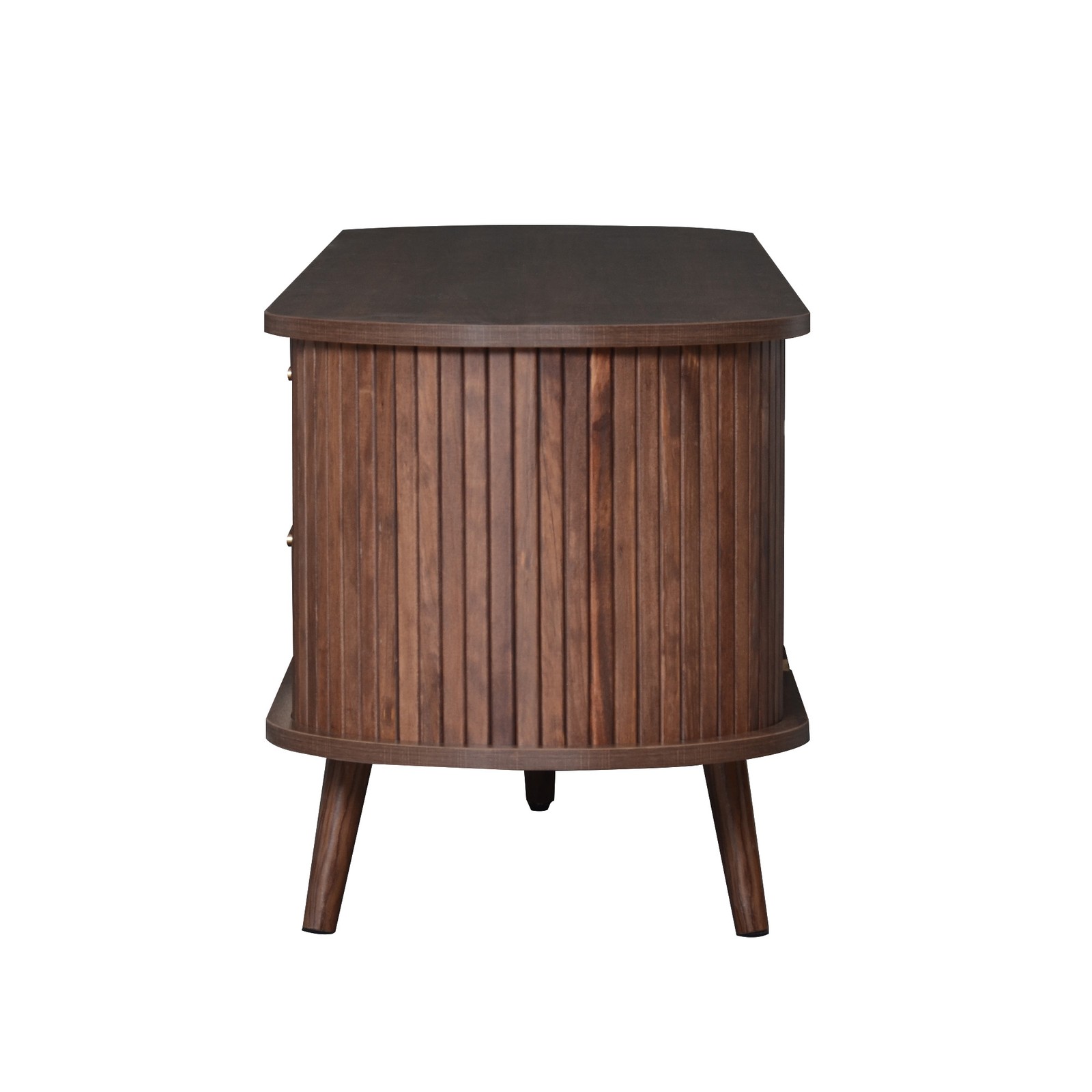 Modern TV Stand for 80" TV Entertainment Center Media Console Table W/ 2 Drawers