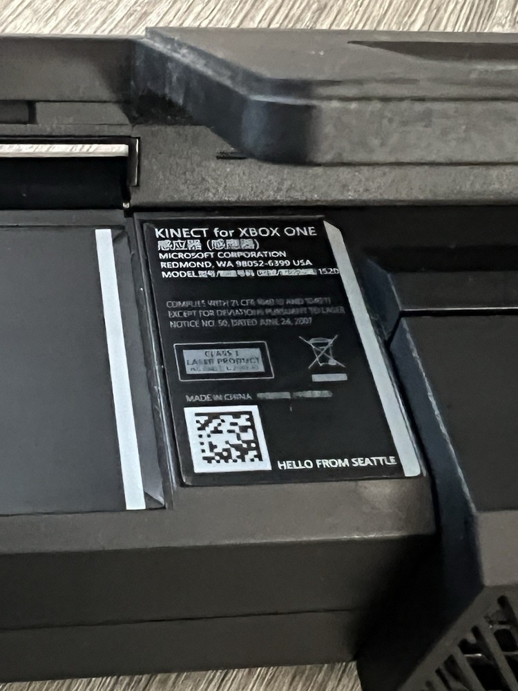 Microsoft 1520 Kinect Sensor - Black (KInect Only)