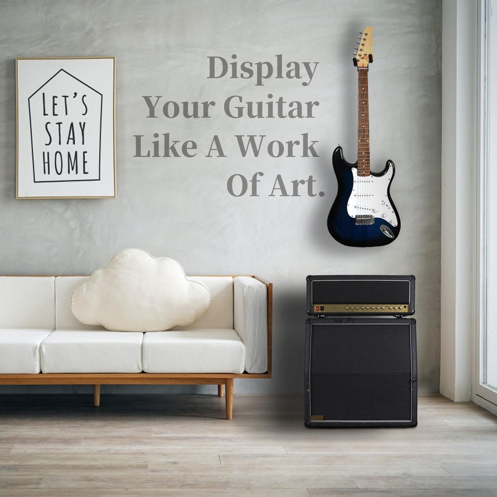 Durable Wall Mount Guitar Hangers for Various Instruments
