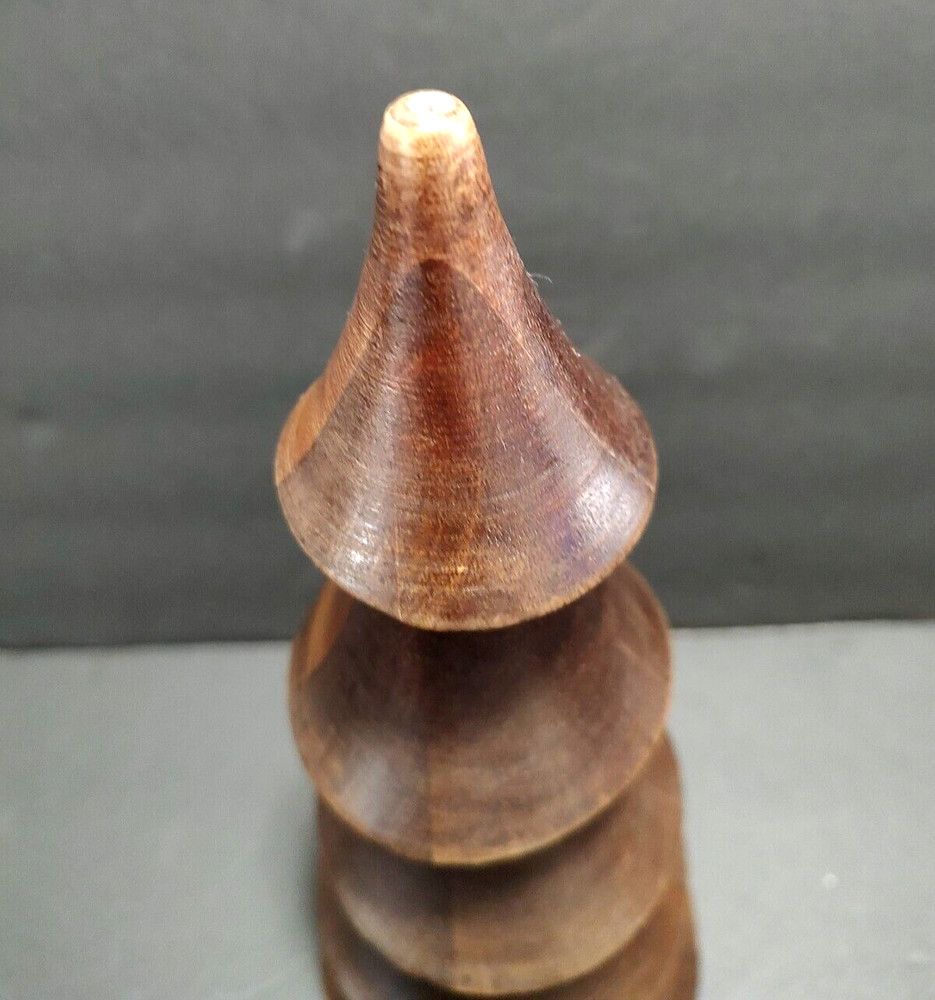 Christmas Tree 12" Solid Wood Tabletop or Mantel Rustic Charm