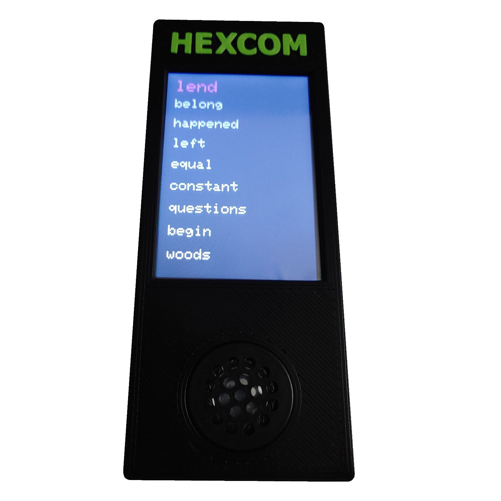 HexCom - WordBank Word Generator Ghost Hunting Equipment Paranormal Kit EMF