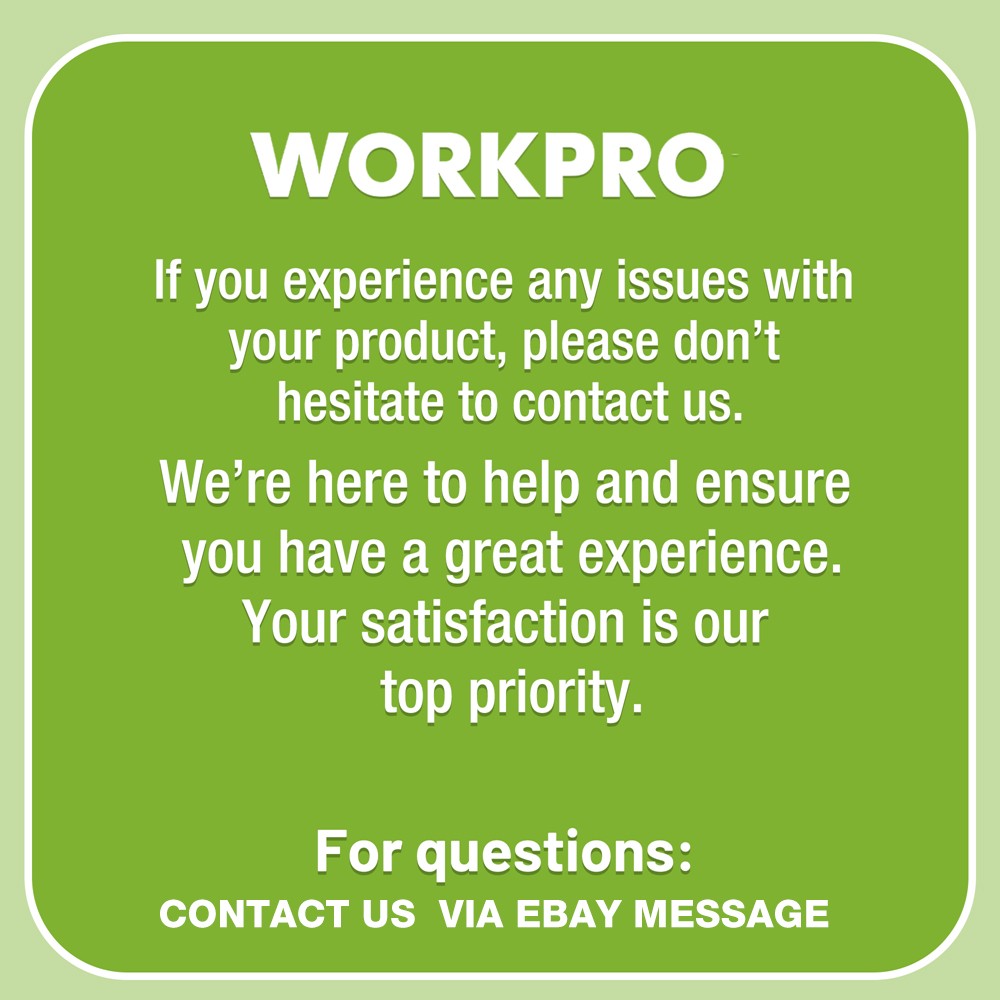 WORKPRO 62CC Gas Powered Post Hole Digger Earth Auger 2Stroke 4" 6" 8" Drill Bit