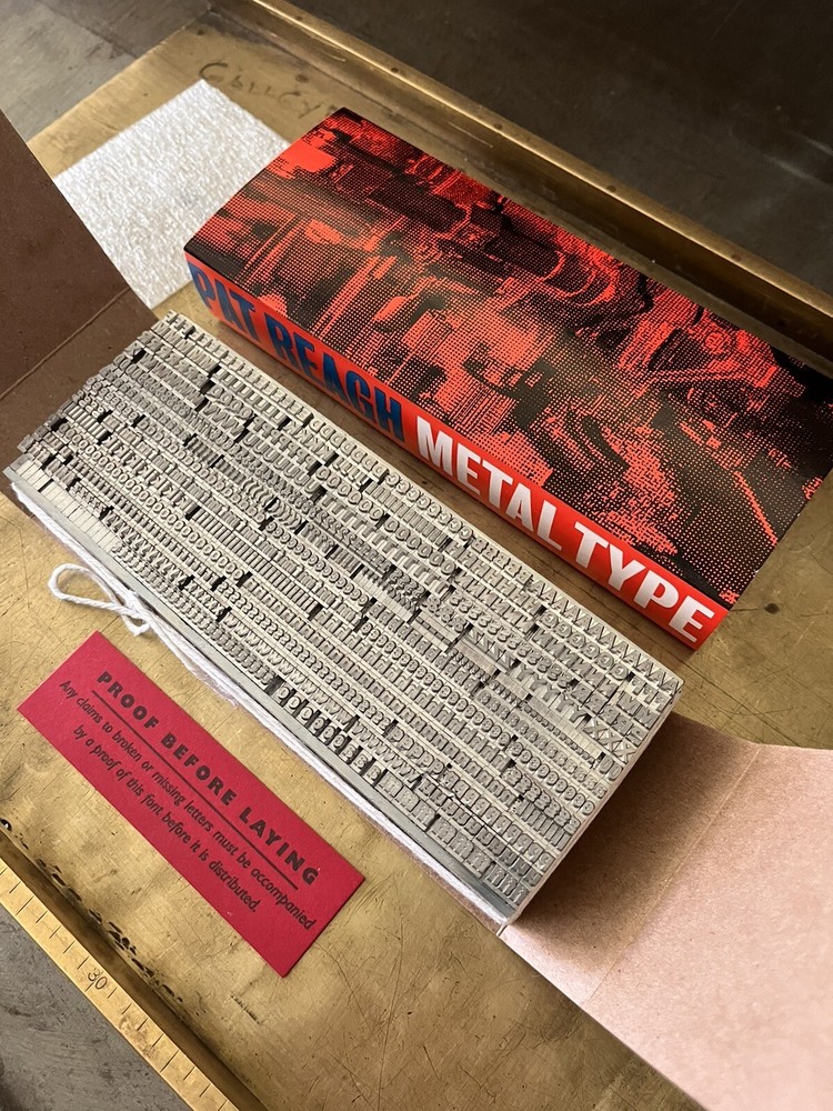 New Letterpress Type - 12 Pt. Franklin Gothic