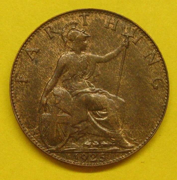 1925 Great Britain Farthing Take a Look