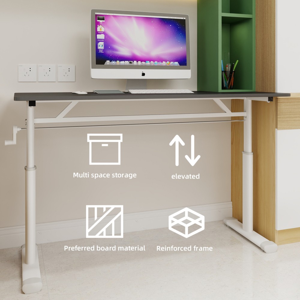 Height Adjustable Desk for Kids,Study Table Home Office Compact Computer Desk