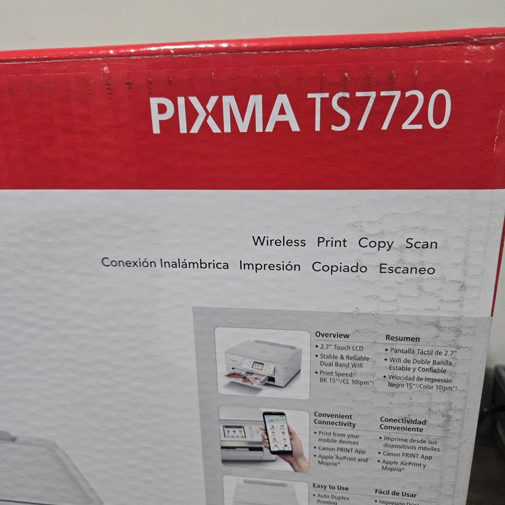Canon PIXMA TS7720 Wireless Inkjet All-in-One Printer