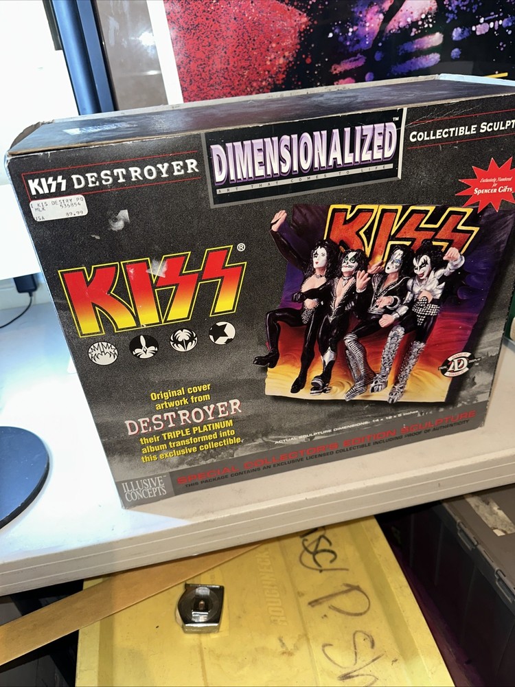 KISS Destroyer Dimensionalized Collectible Sculpture, Illusive Concepts, 1998