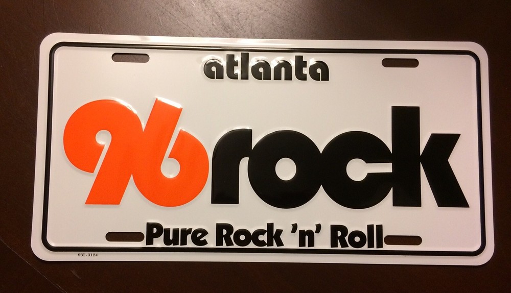 96 Rock Tag "Turn it UP!" - White Metal Tag