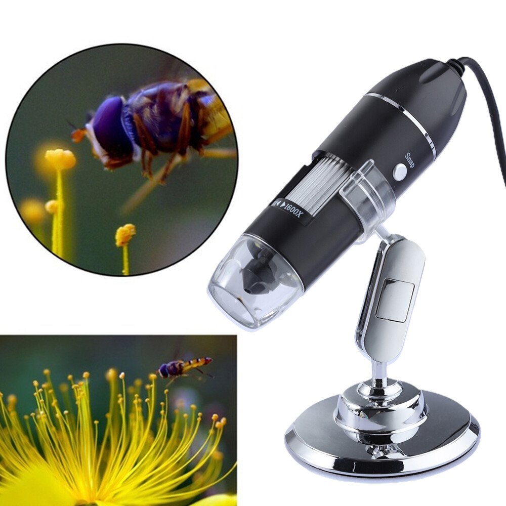 1600X Wire Microscope Camera Magnifier USB Digital for Android Phone Mac Windows