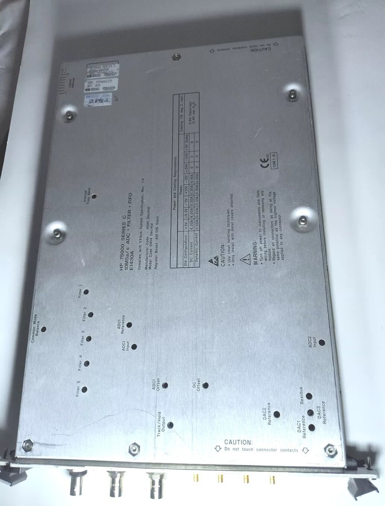HP - Agilent - Keysight E1430A 23-bit Digitizer -TESTED WORKING