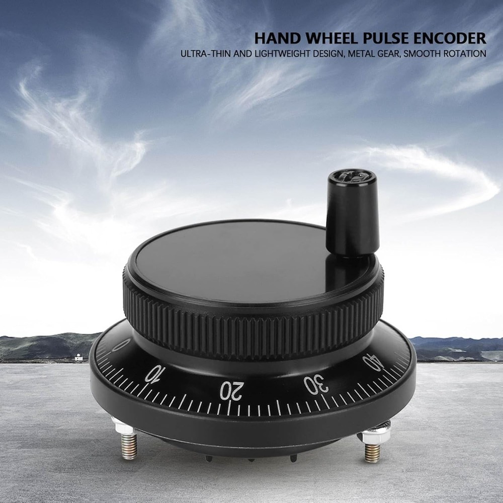 5V 60MM Rotary Encoder, CNC Controller, Terminal Pulser Handwheel, for Manual Pu
