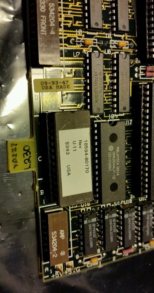 HP Agilent 7673 18594-60100 Bar Code Card Autosampler Controller Chromatograph