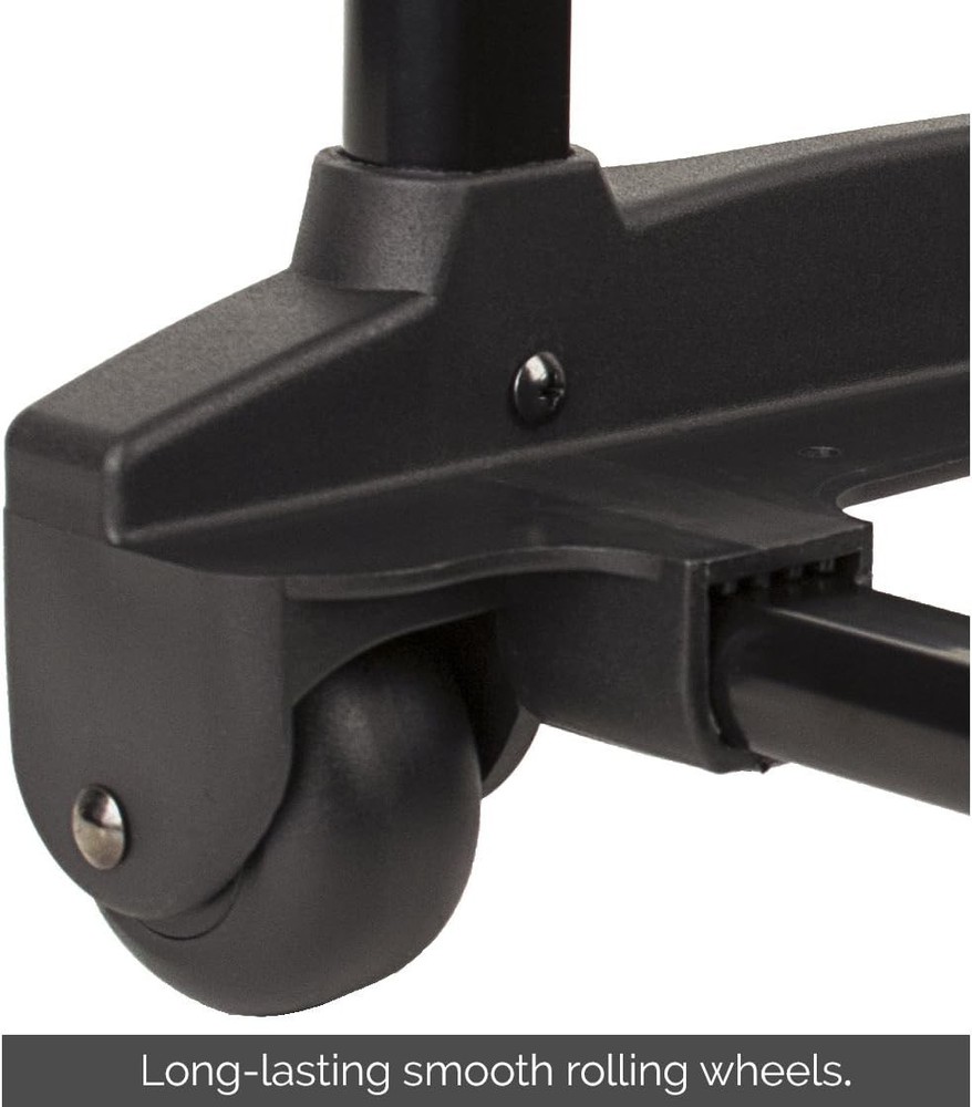 Telescoping 2 Section Trolley - Wide & Long Lasting Smooth Rolling Wheels