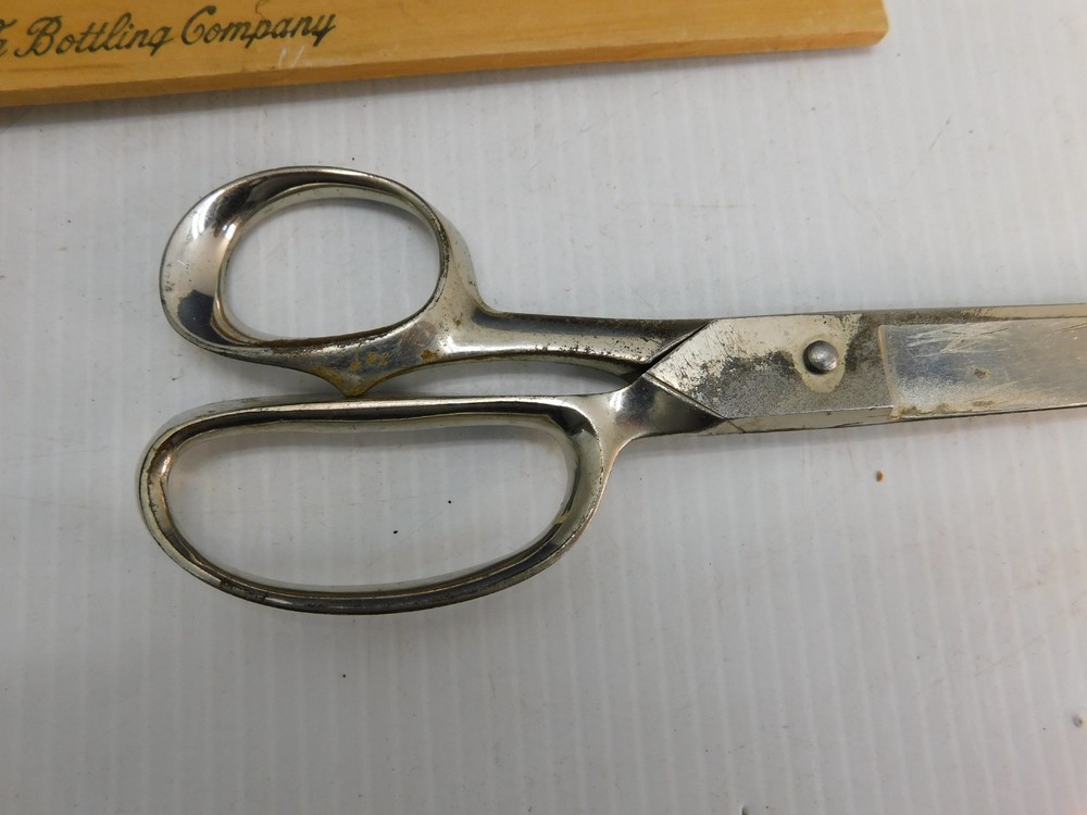 Vintage Heckels 12" Scissors, sewing scissors