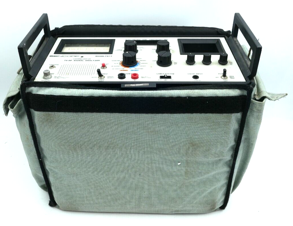 Sencore TV-RF Signal Analyzer Model FS74 w Carrying Case