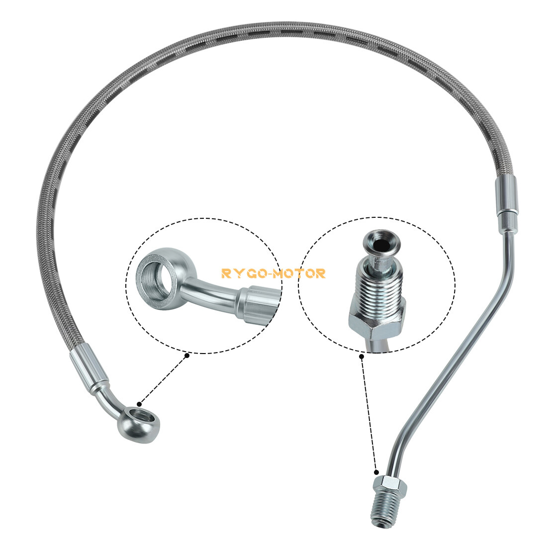 Front Brake Master Cylinder & Line for Polaris Sportsman 400 450 500 600 700 800