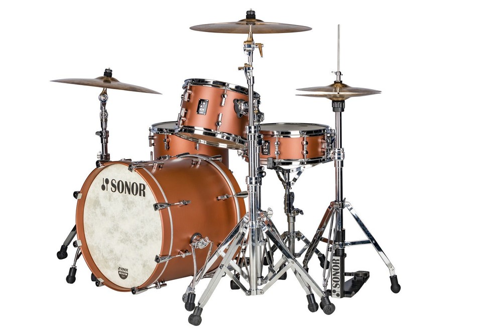 SONOR SQ1 22" 3-PC SHELL PACK-SATIN COPPER BROWN