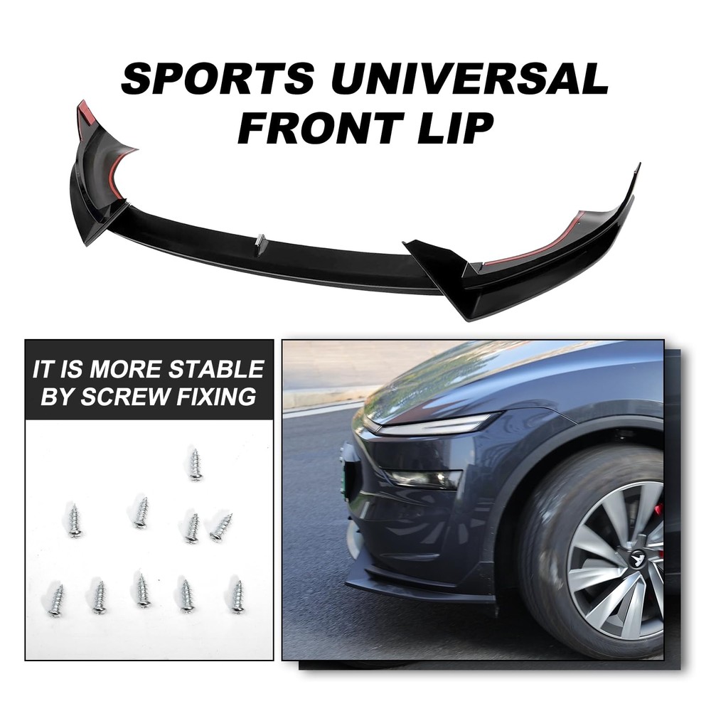 Tesla Model Y Juniper V Style Front Bumper Lip