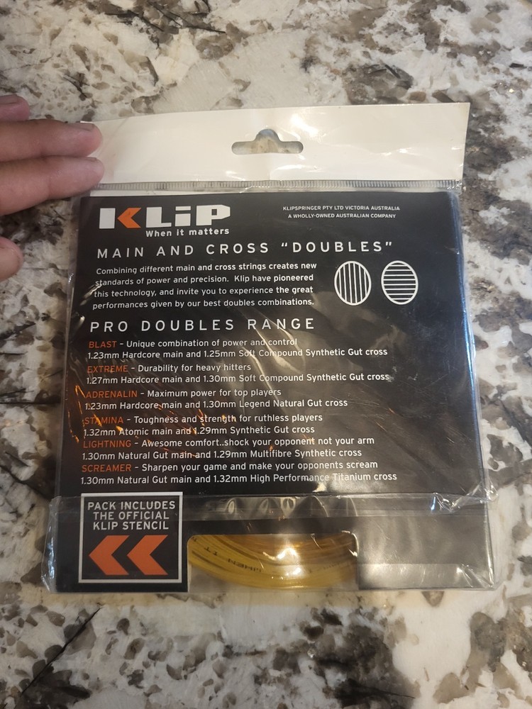 KLIP Pro Doubles Blast 16 Tennis String