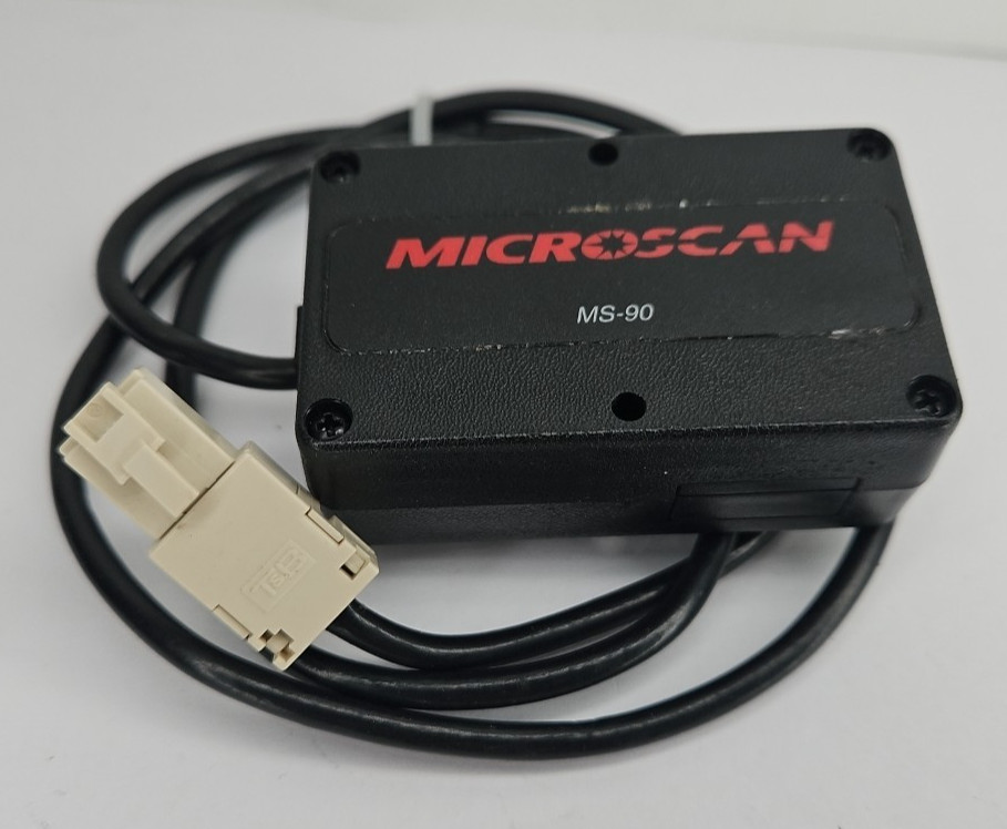 Microscan MS-90 FIS-0090-0103 Industrial Bar Code Scanner Module Unit Cord Cable