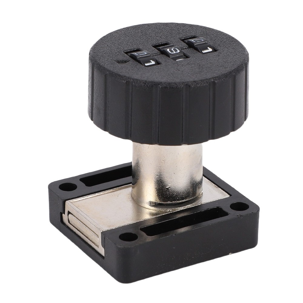 Combination Cabinet Cam Lock 3 Digits Password Coded Drawer Lock Black