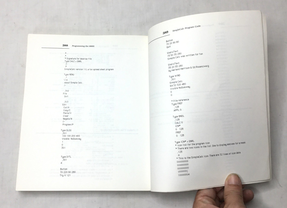 Programming the 68000 Macintosh Assembly Language Vintage Hayden Book