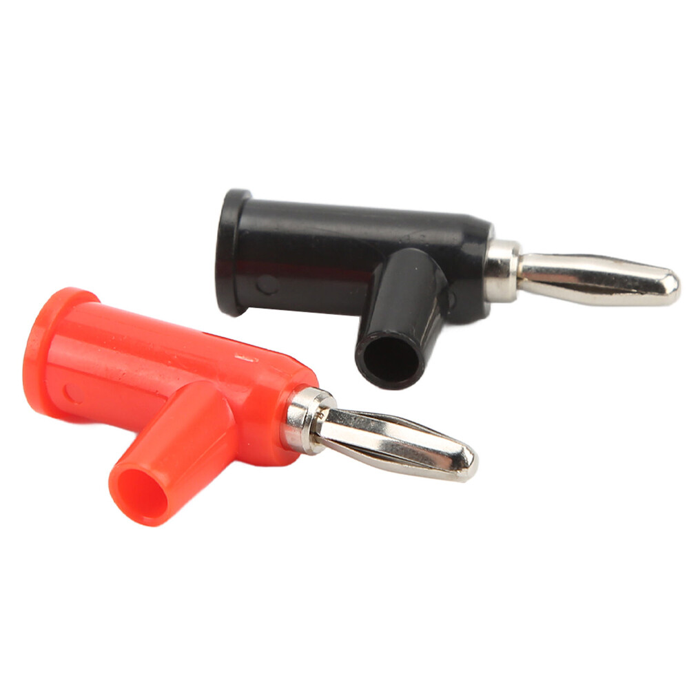 40pcs 4mm Banana Plug Stackable Solderless Banana Plug Connector for Security