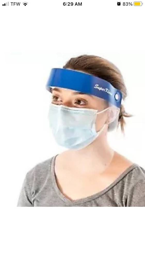 Super Klean Face Shield - 20 PCS
