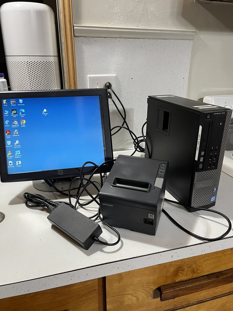 ELO Touch Solutions Screen With Stand Dell Optiplex 7010 Epson Receipt Printer