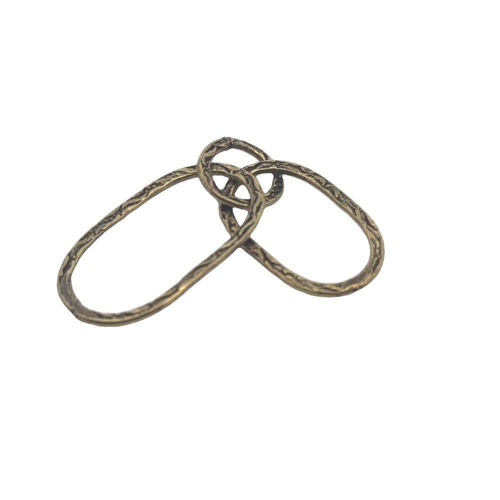 Gold, Silver & Brass Finish Copper or Brass Oval/Rectangular Double Circled Earr