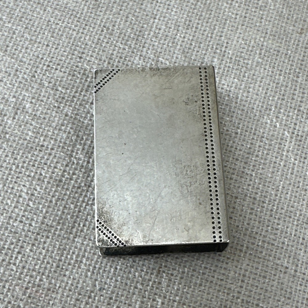 Antique Silver Matchbox Sleeve/Case