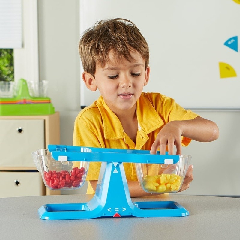 Math Balance Scale Kids Educational Measuring Toy STEM Learning Activity New