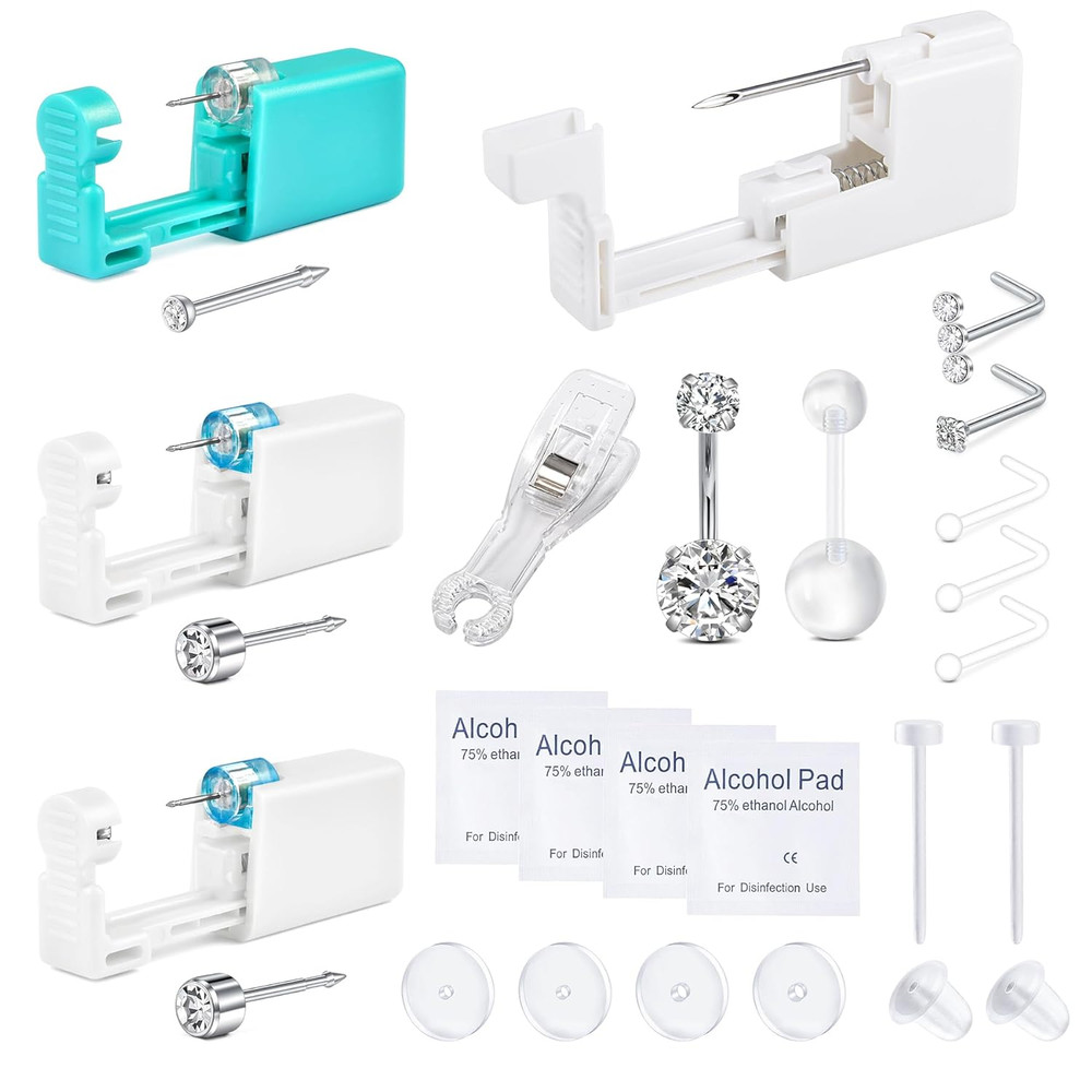 Ear Piercing Kit Nose Piercing Kit Belly Button Piercing Kit Ear Piercing Gun Ki