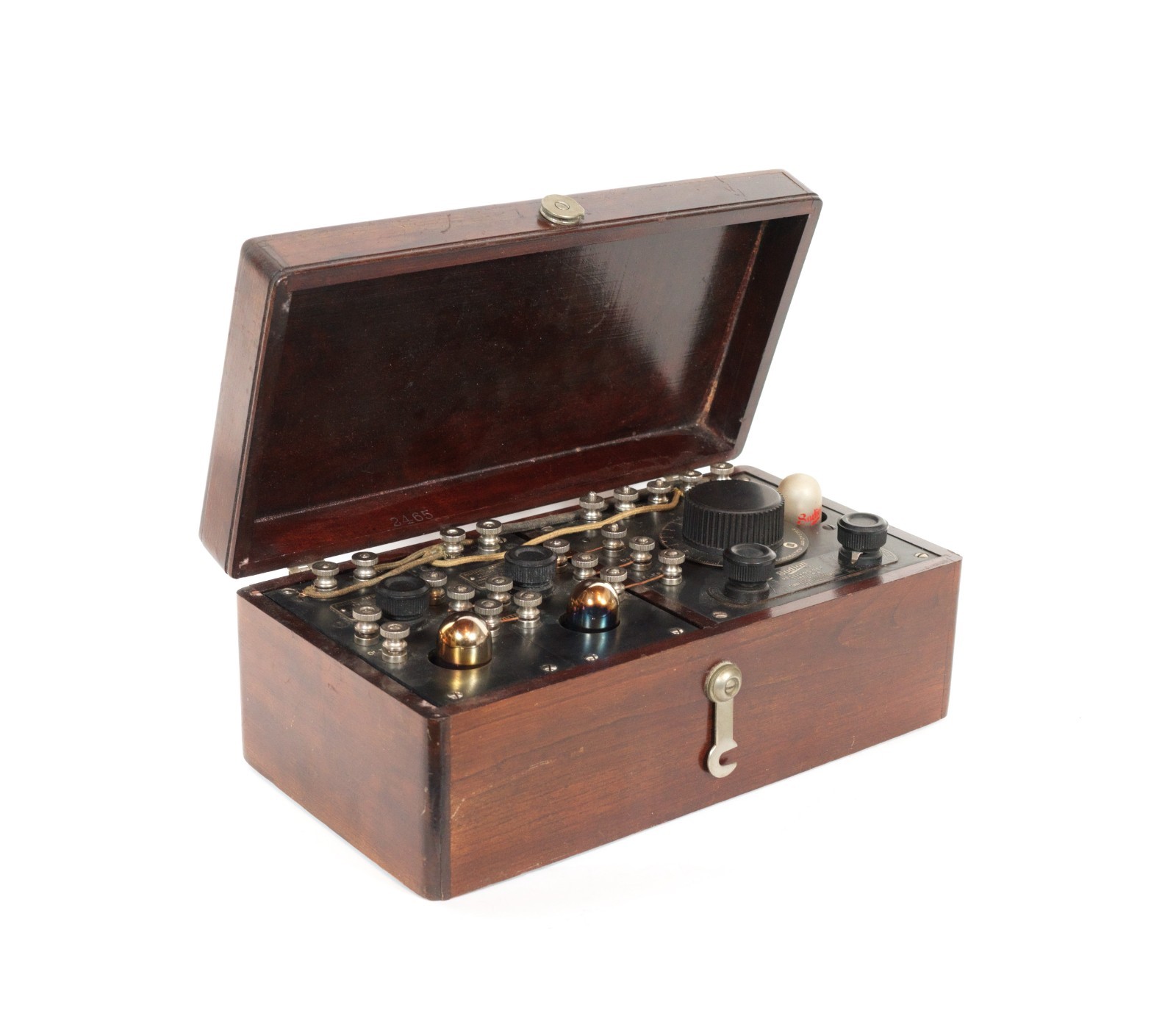 Near Mint 1923 Sodion DR-6 Radio w/Amps, Antenna, Rainbow Tubes & S-13 * Works