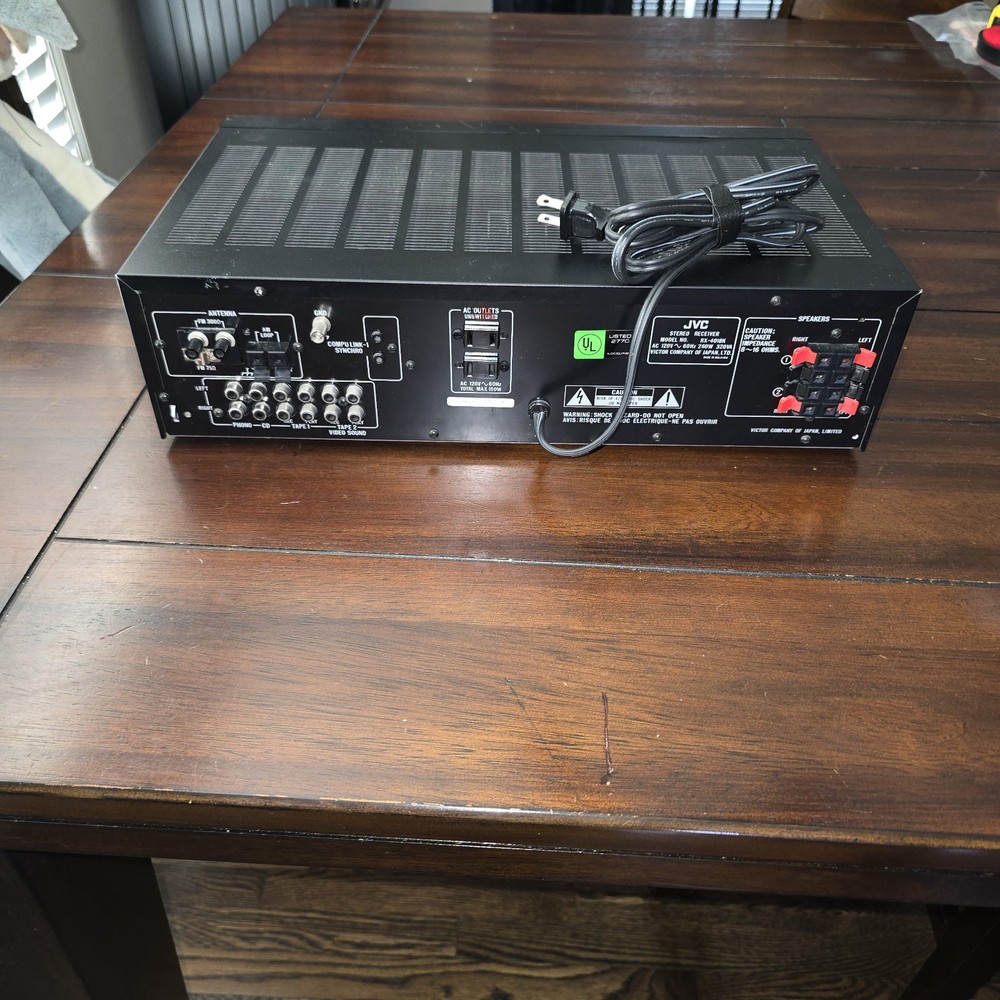 Jvc Sterio Receiver Model Rx-401bk Computer Controlled Receiver Vintage Working