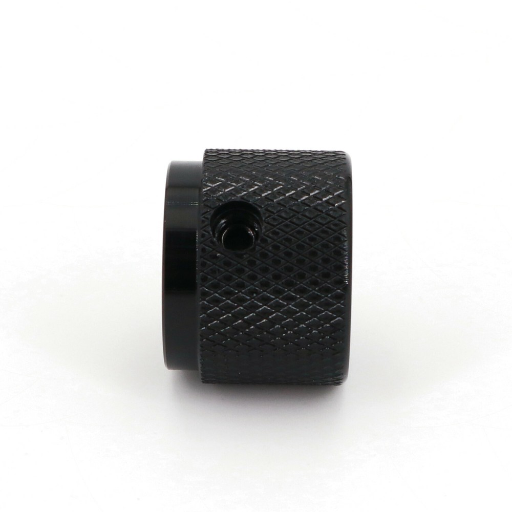 5PC Black Solid Aluminum 20*15.5mm Audio Rotary Control 6mm Potentiometer Knobs