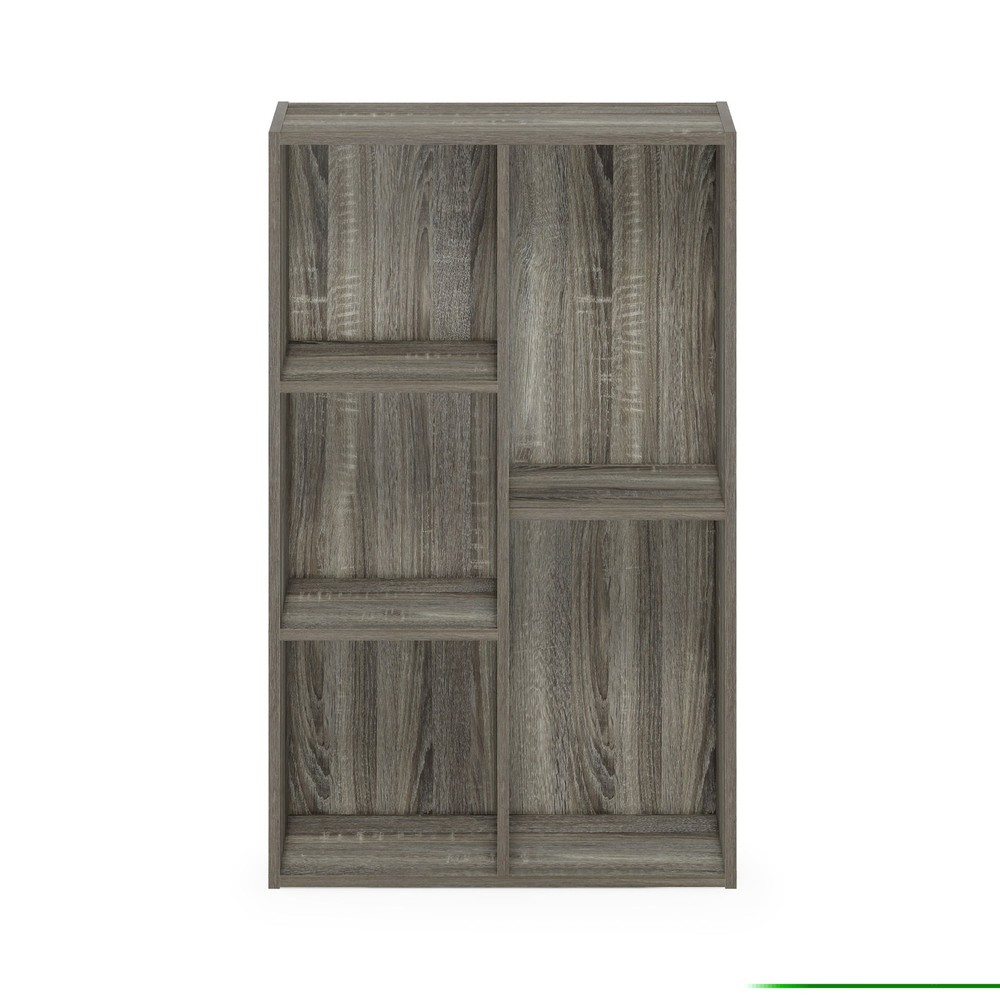 5-Cube No Tool Assembly Open Shelf White W/ Small Space & Easy Setup