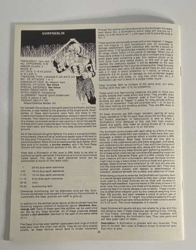 Advanced Dungeons & Dragons Module D1-D2 AD&D Adventure (9059) TSR