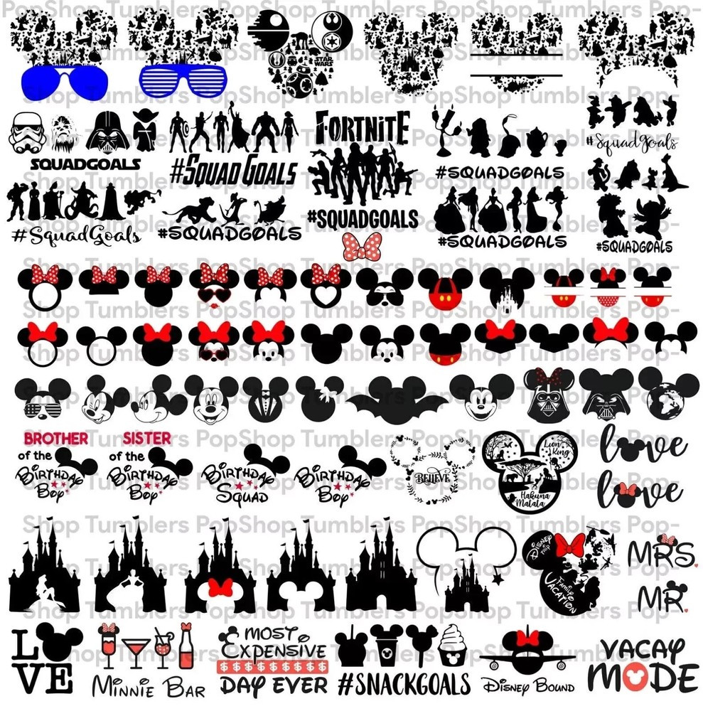 30000+Disney Mega Bundle LAYERED Cricut Files