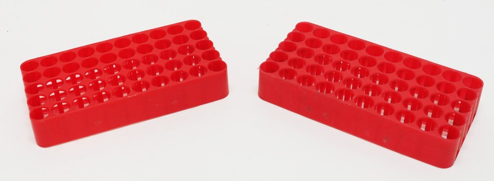 Universal Ammo Reloading Tray - Red Plastic - Various sizes and quantities