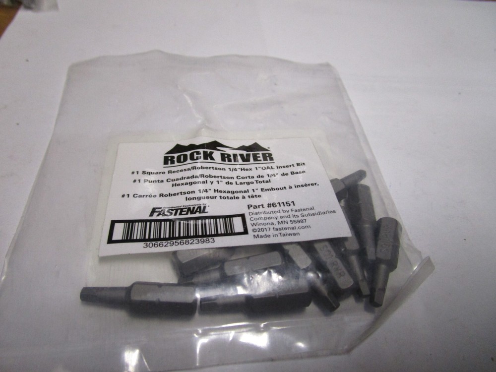 #1Phillips 1/4"Hex 1-5/16"OAL Extra Hard Power Bit QTY 10
