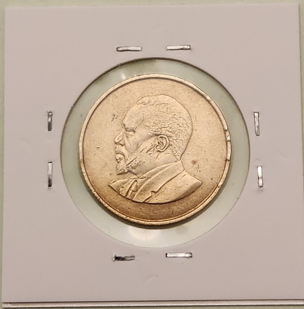 Kenya coin, 5 Cents, 1967