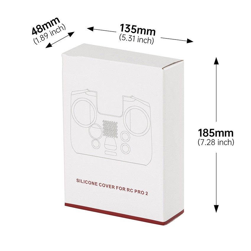 For RC PRO 2 Remote Controller Silicone Case Protective Cover Dust Proof Shell