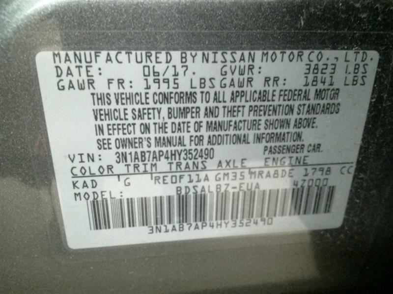 SENTRA 2017 High Mounted Stop Light 104641628