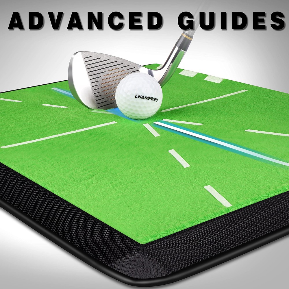 8" x17" Premium Impact Golf Mat Upgraded Version Path Feedback Golf Practice Mat