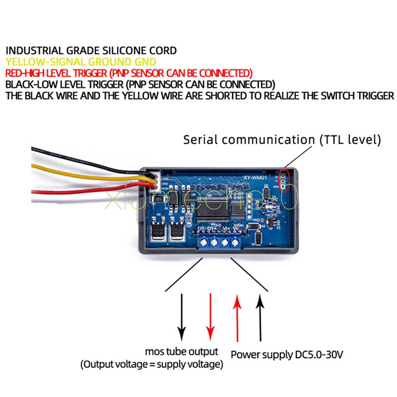 DC 6 -30V multifunctional trigger delay cycle timing MOS tube control NEW