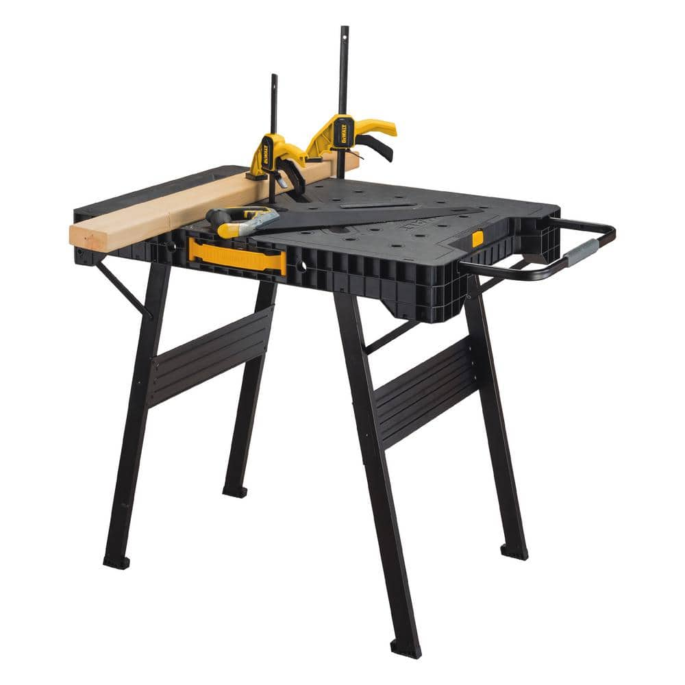 Durable Multi-Purpose Folding Portable Workbench 33 In. Lightweight Work Space