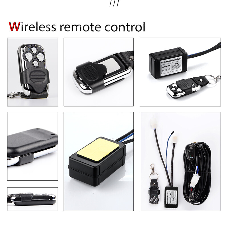 Wireless Remote Control ON/Off Switch Strobe For LED Work Light Bar Offroad 1pcs