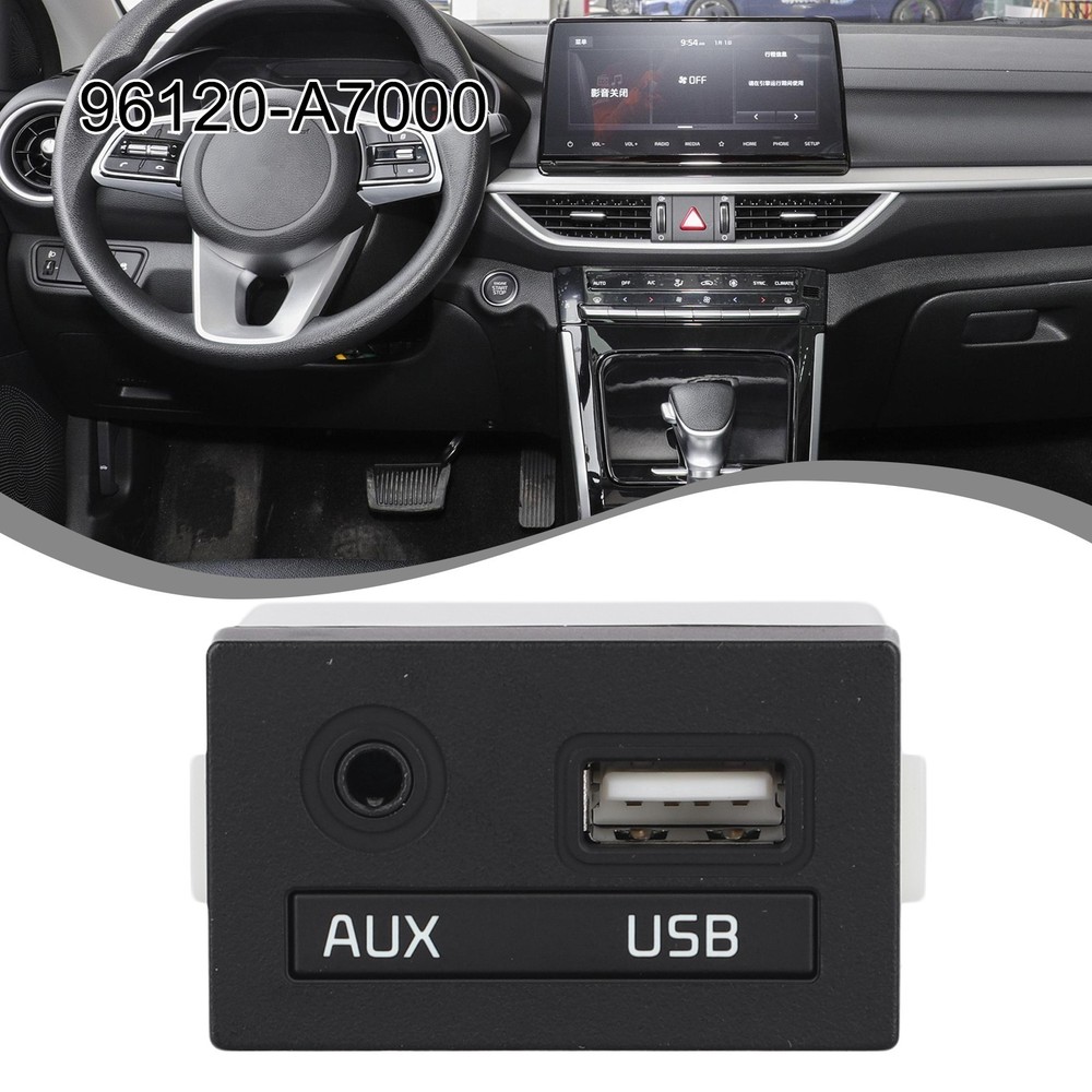 AUX USB Socket 96120-A7000 Center Console 12V Voltage Direct Installation
